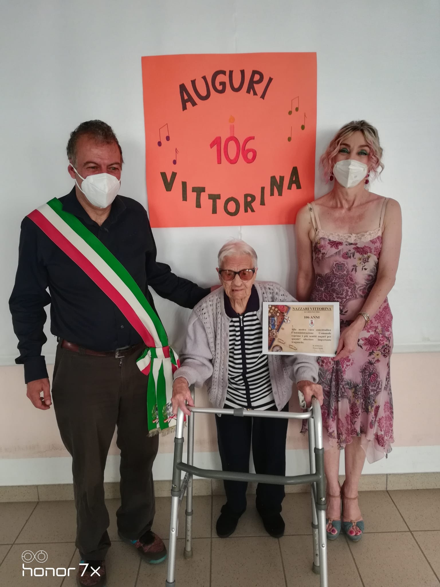 Tirano: otto centenarie e un centenario
