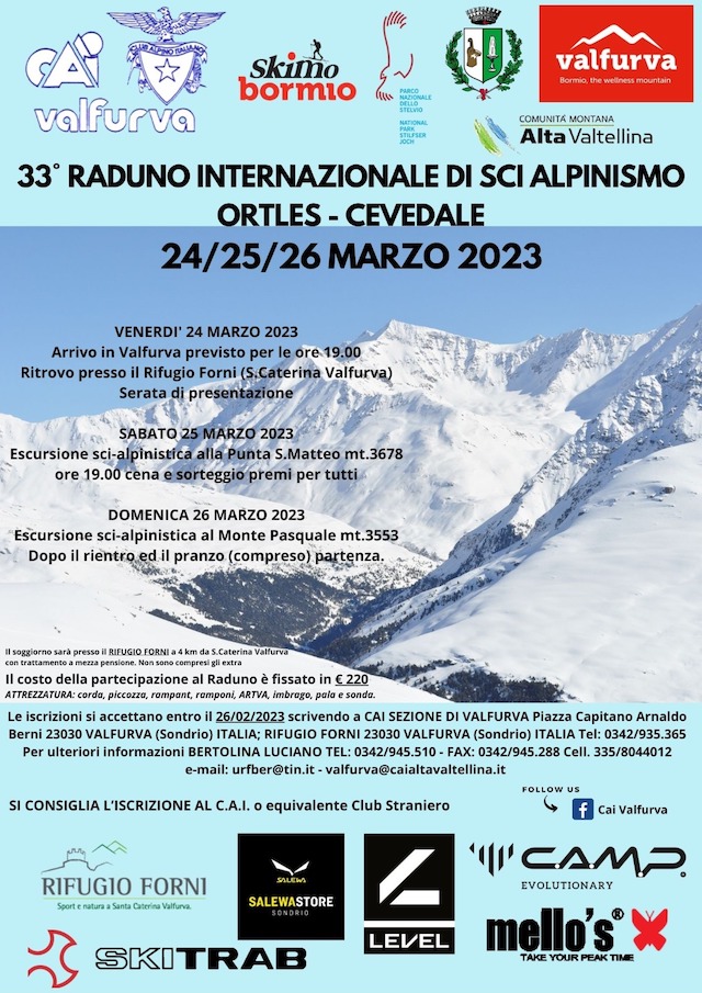 Raduno internazionale di sci alpinismo Ortles - Cevedale