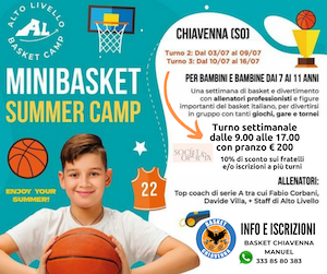Minibasket summer camp