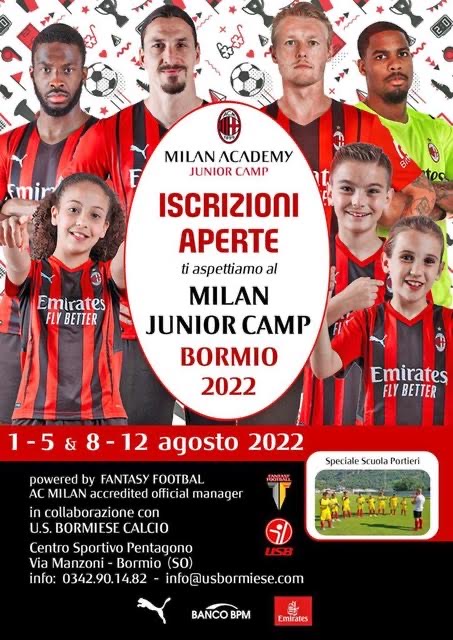 Milan Junior Camp Bormio 2022