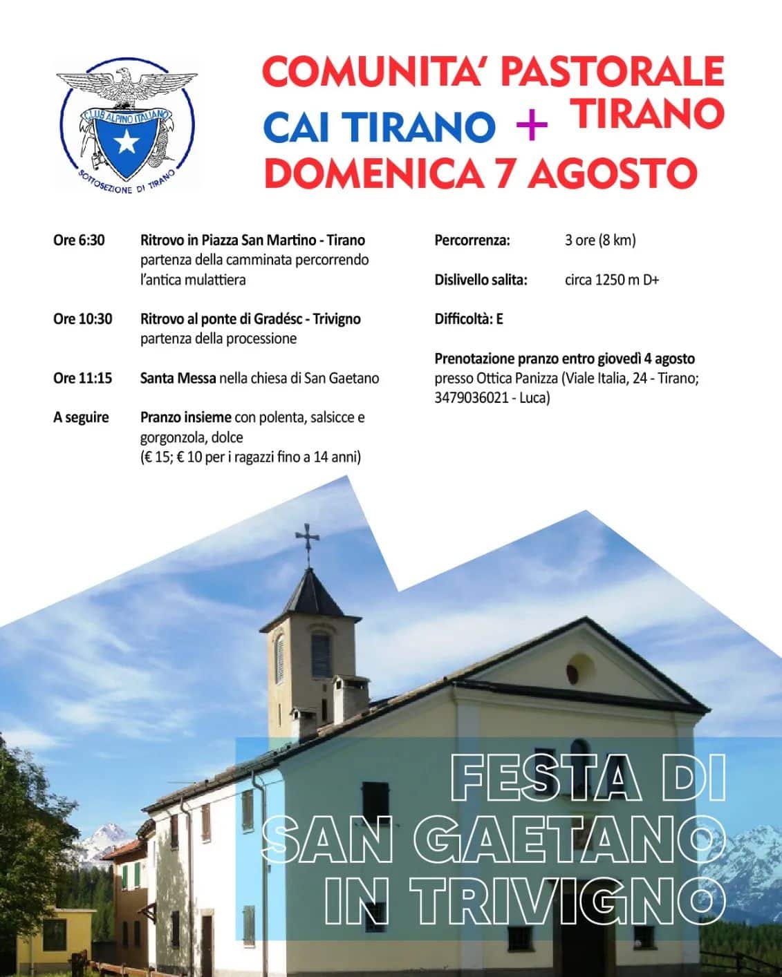 Festa di San Gaetano in Trivigno