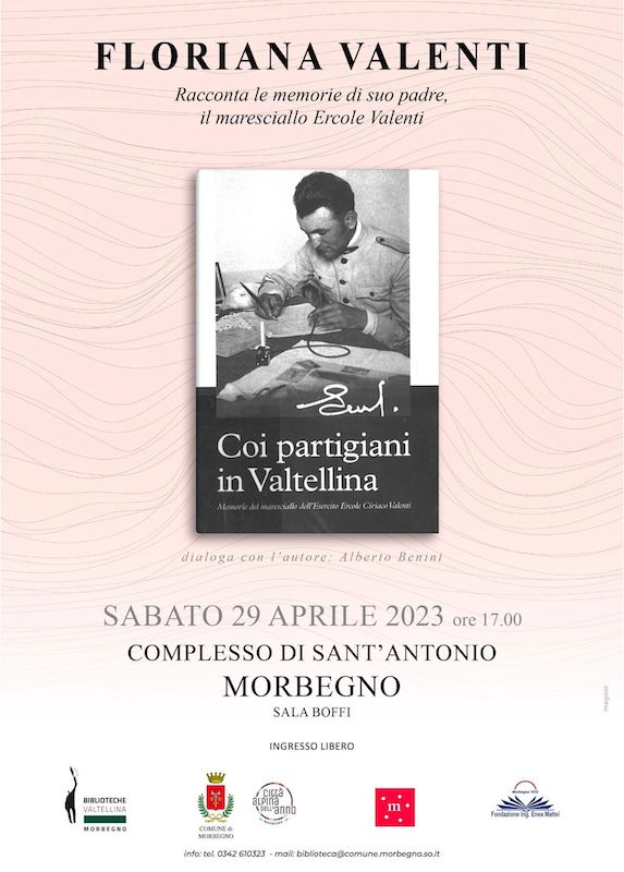 Presentazione libro "Coi partigiani in Valtellina"