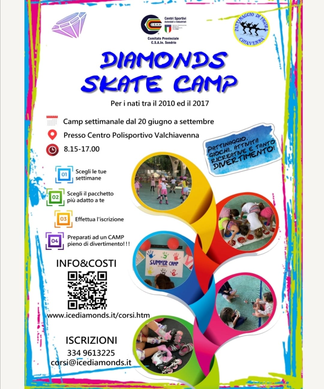 Diamonds skate camp